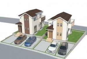 仙台市泉区高森、新築一戸建ての間取り画像です