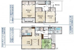 仙台市泉区南中山、新築一戸建ての画像です