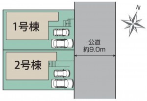 仙台市泉区南中山、新築一戸建ての画像です