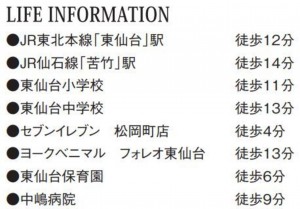 仙台市宮城野区東仙台、新築一戸建ての画像です