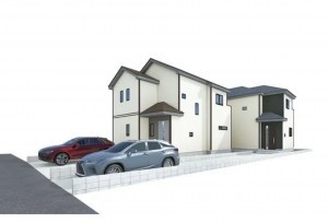 仙台市若林区若林、新築一戸建ての間取り画像です