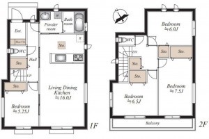 仙台市若林区若林、新築一戸建ての画像です