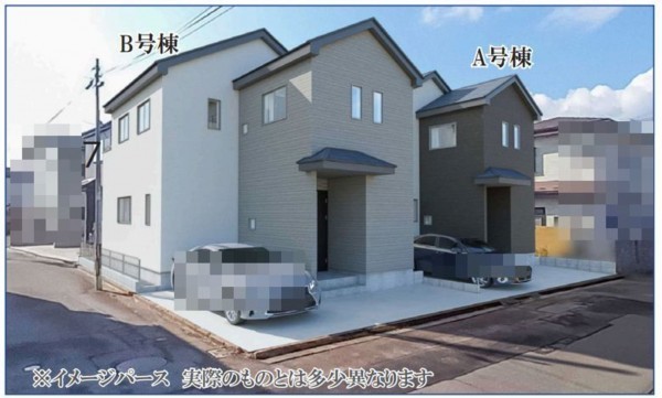 仙台市太白区、新築一戸建ての間取り画像です