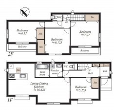 仙台市太白区、新築一戸建ての画像です