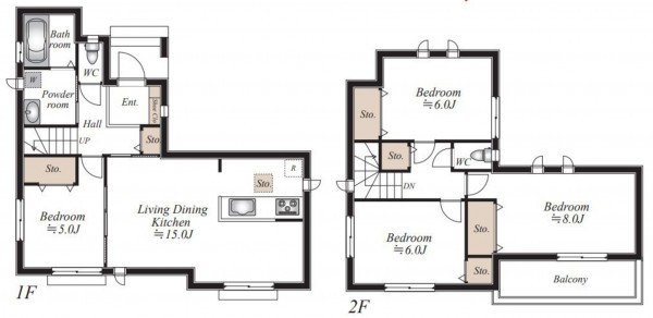 仙台市太白区、新築一戸建ての画像です