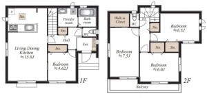 仙台市太白区、新築一戸建ての画像です