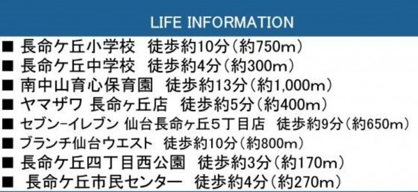 仙台市泉区長命ケ丘、新築一戸建ての画像です