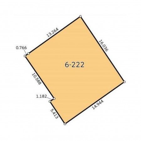 仙台市太白区、土地の間取り画像です