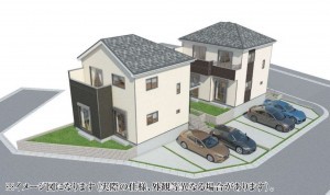 仙台市泉区長命ケ丘、新築一戸建ての間取り画像です