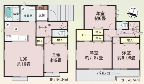 仙台市泉区長命ケ丘、新築一戸建ての画像です