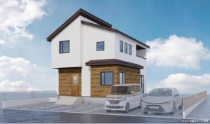 富谷市、新築一戸建ての間取り画像です