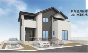 富谷市、新築一戸建ての間取り画像です