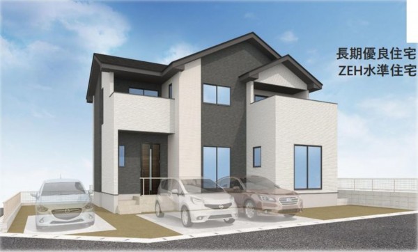 富谷市、新築一戸建ての間取り画像です