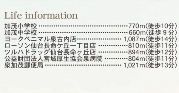 仙台市泉区加茂、新築一戸建ての画像です