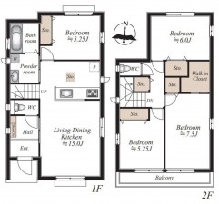 仙台市太白区、新築一戸建ての画像です