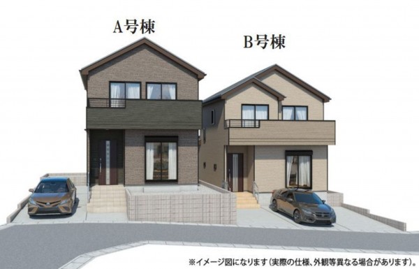 仙台市太白区、新築一戸建ての間取り画像です