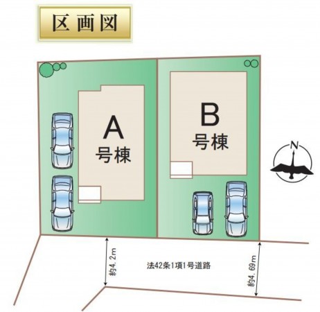 仙台市太白区、新築一戸建ての画像です