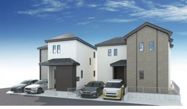 仙台市若林区、新築一戸建ての画像です