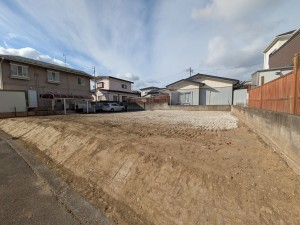 仙台市太白区、新築一戸建ての外観画像です