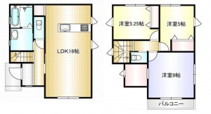 仙台市太白区、新築一戸建ての画像です