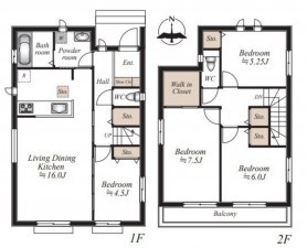 仙台市太白区、新築一戸建ての画像です