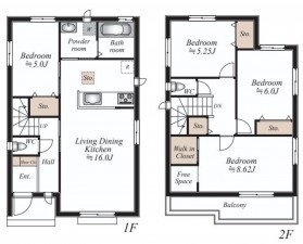 仙台市太白区、新築一戸建ての画像です