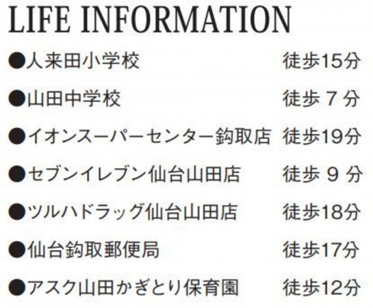 仙台市太白区、新築一戸建ての画像です