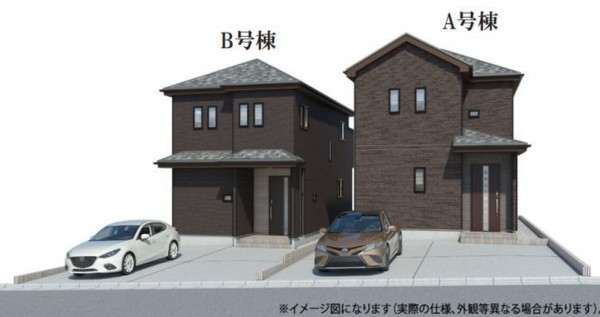 仙台市太白区、新築一戸建ての画像です