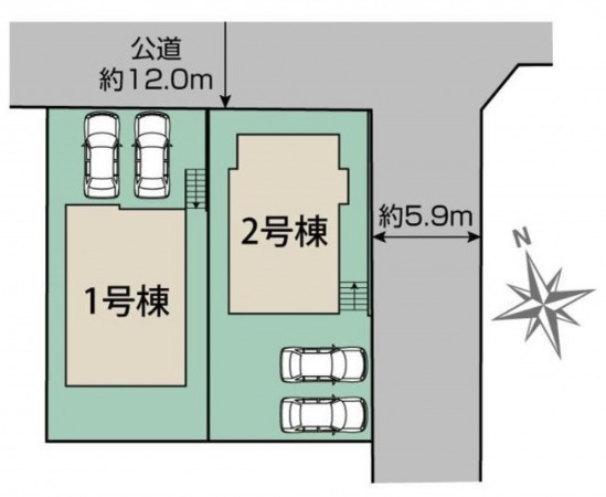仙台市青葉区西勝山、新築一戸建ての画像です