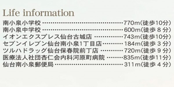仙台市若林区、新築一戸建ての画像です