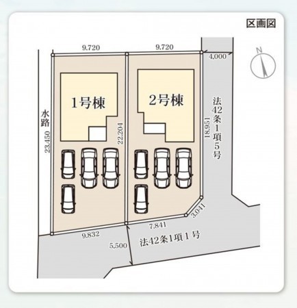 仙台市若林区、新築一戸建ての画像です