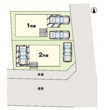 仙台市若林区、新築一戸建ての画像です