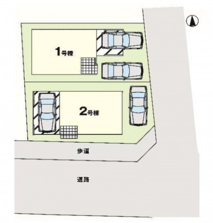 仙台市若林区、新築一戸建ての画像です