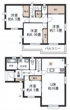 仙台市若林区、新築一戸建ての画像です