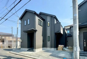 仙台市若林区、新築一戸建ての間取り画像です