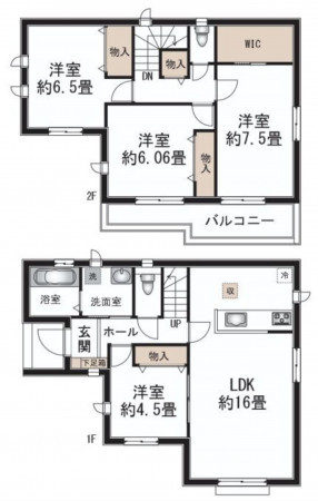 仙台市若林区、新築一戸建ての画像です