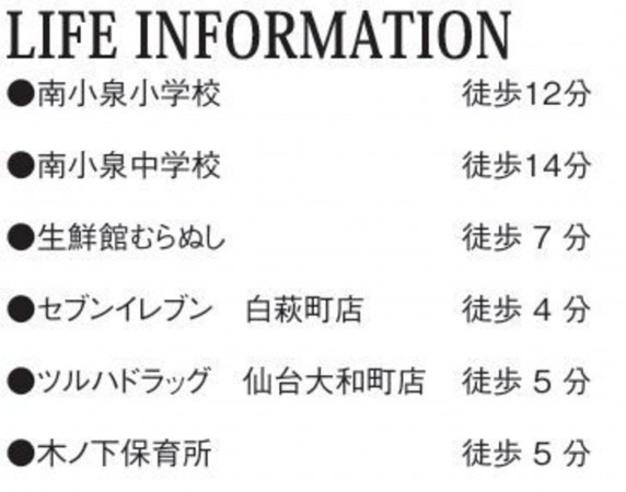 仙台市若林区、新築一戸建ての画像です