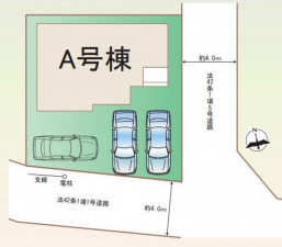 仙台市若林区、新築一戸建ての画像です