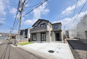 仙台市若林区、新築一戸建ての間取り画像です