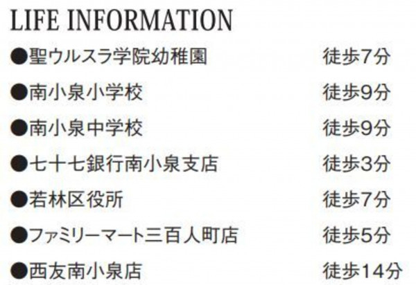 仙台市若林区、新築一戸建ての画像です