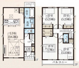 宮城郡利府町、新築一戸建ての画像です