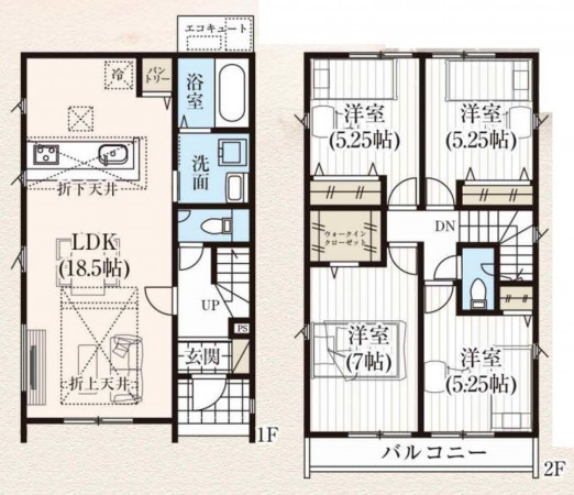 宮城郡利府町、新築一戸建ての画像です