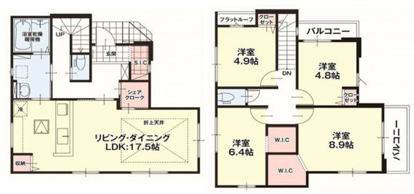 仙台市太白区、新築一戸建ての画像です