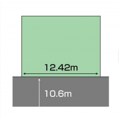 静岡市駿河区中島、土地の間取り画像です