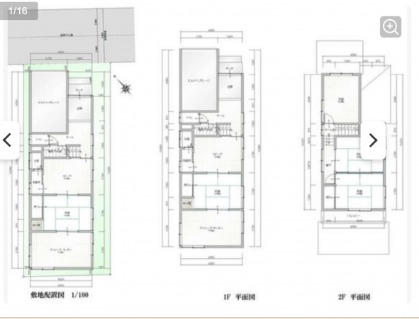 静岡市駿河区丸子、中古一戸建ての間取り画像です