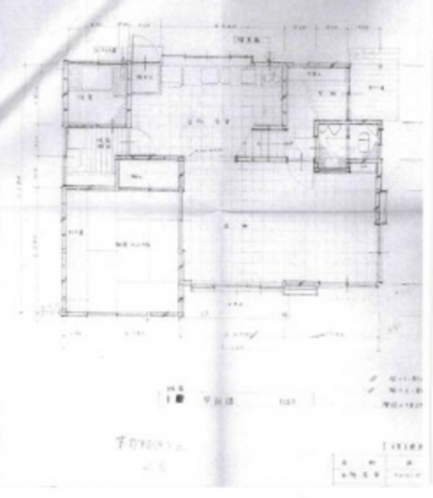 静岡市駿河区鎌田、中古一戸建ての間取り画像です