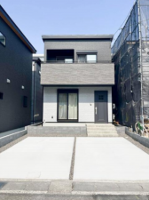 静岡市駿河区宮竹、新築一戸建ての外観画像です