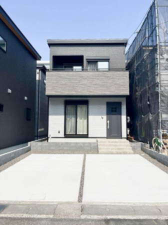 静岡市駿河区宮竹、新築一戸建ての外観画像です