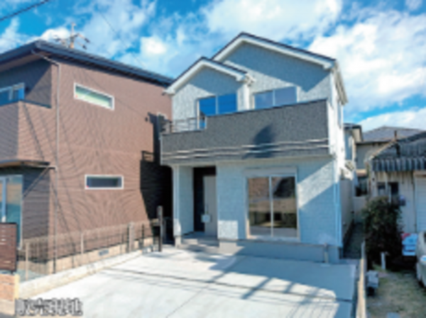 静岡市駿河区中島、新築一戸建ての外観画像です