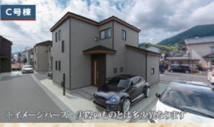 静岡市駿河区向敷地、中古一戸建ての完成予想図（外観）画像です